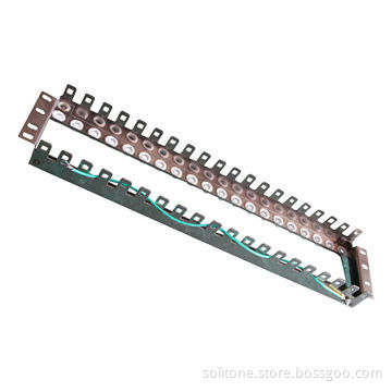 110 Wring Block Mounting Frame for 19-inch Cabinet, Easy to Adjust